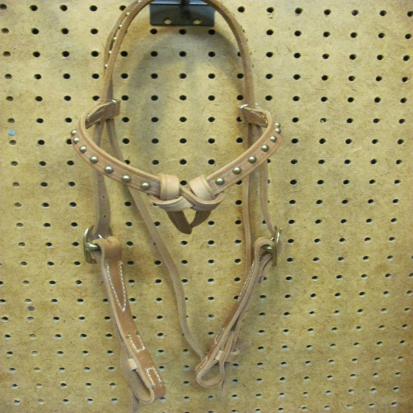 Big Horn Futurity Knot Brass Headstall