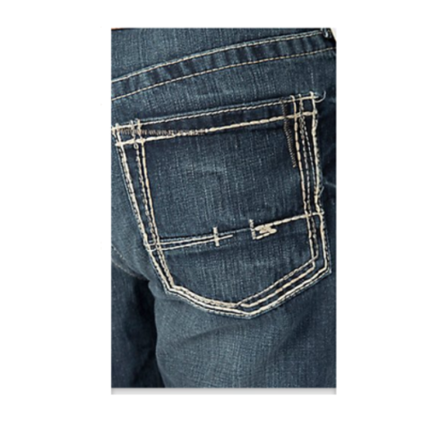 Men's Ariat M4 Boundary Gulch Jeans 10012136 with a pocket in the back.