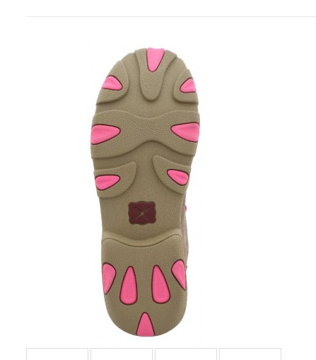 Twisted X Pink Moccasin bottom