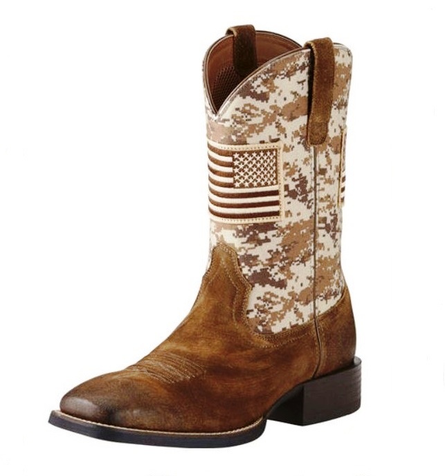 Ariat Men's Camo Patriotic Western Boot