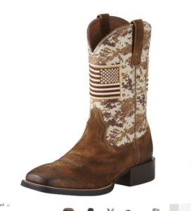 Ariat Men's Camo Patriotic Western Boot