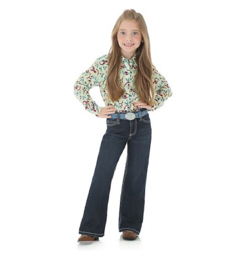 Girls Wrangler Retro Jeans Boot Cut 09MWGER