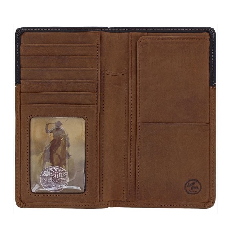 Chieftain Feather Checkbook Wallet