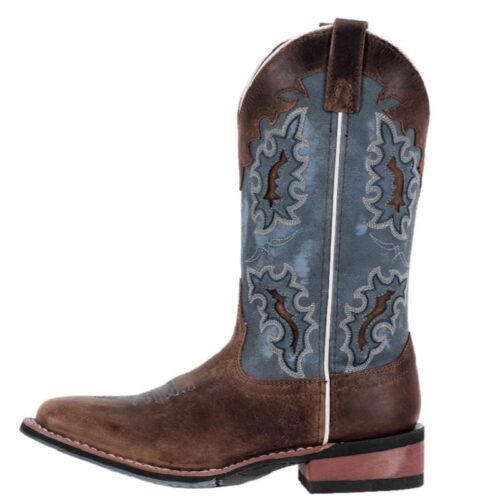 Women's Laredo Isla Boot 5666, the Women's Laredo Isla Boot 5666, featuring a blue and brown design.