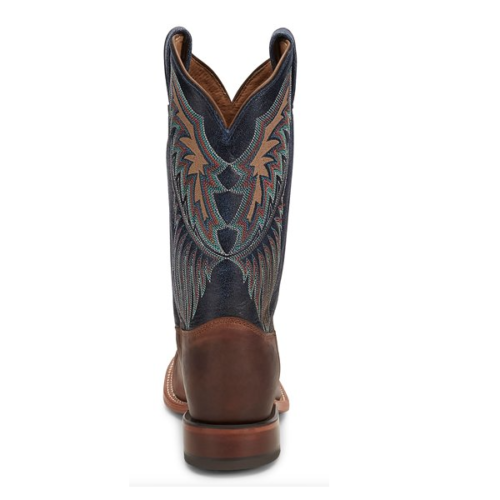 Women's Tony Lama Dava Boot K4579L, featuring a blue and brown design.