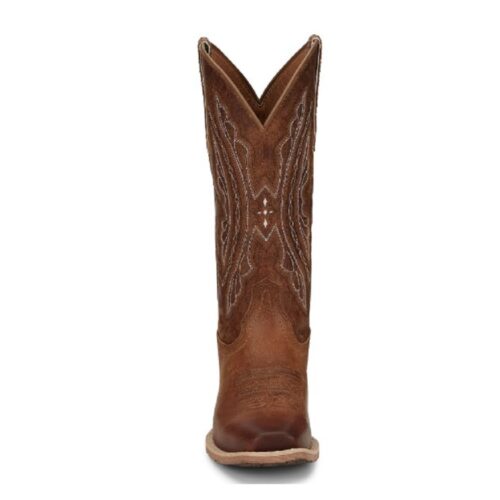 A Women's Justin Rein Waxy Tan Boot L2962 in tan leather.