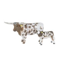 Big Country Toy Longhorn Cow & Calf