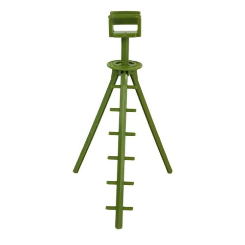 A green tripod with a Toy Polaris Ranger Hunting Set on a white background.