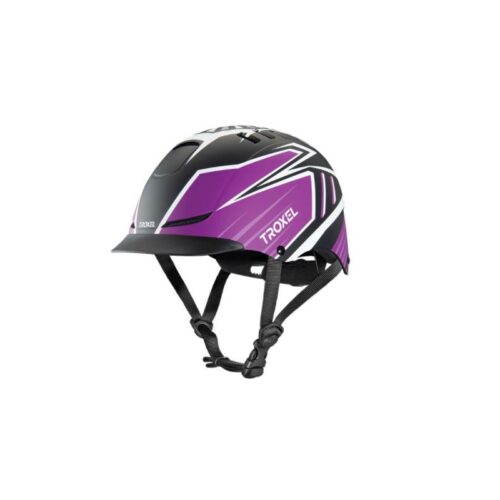 The Troxel Purple Raptor Helmet 04-474 on a white background.