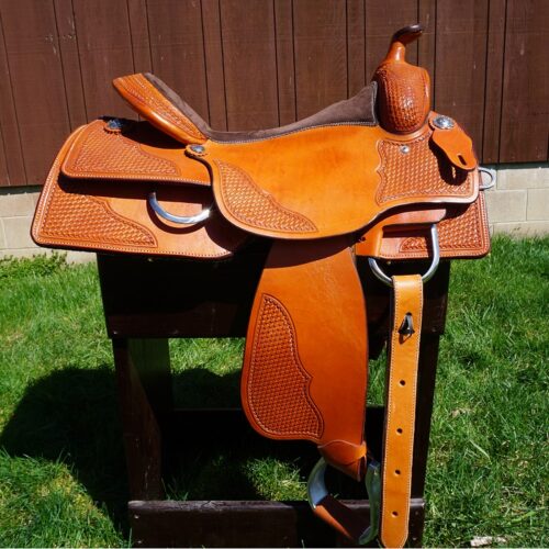 16" Custom Square Skirt Reining Saddle