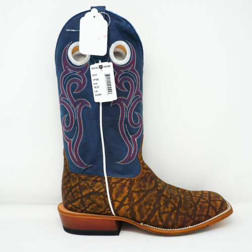 Men's Horse Power Blue Jean Boot HP1859, a pair of Men's Horse Power Blue Jean Boot HP1859 with a blue design.