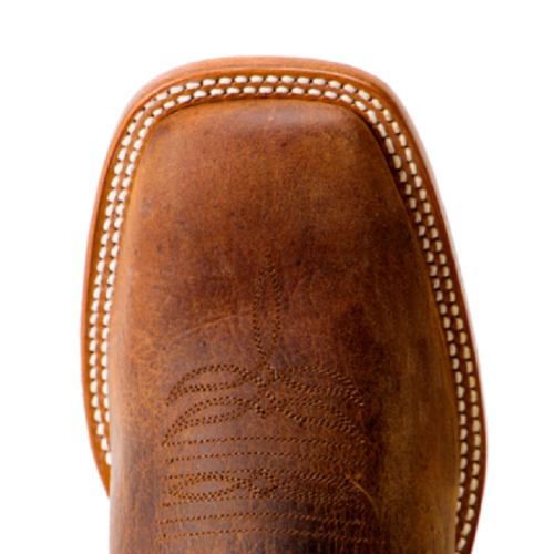 A close up of a brown cowboy boot - Men's Anderson Bean Mike Tyson Bison Boot S1105