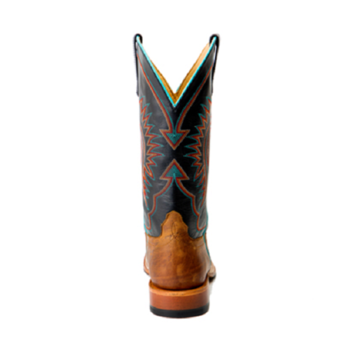 A pair of Men's Horse Power Boot HP1854 cowboy boots with a blue and turquoise design.