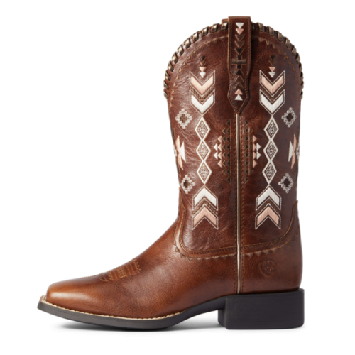 The Women's Ariat Skyler Western Boots, named Women's Ariat Skyler Western Boots, featuring a geometric design.