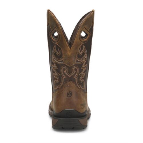 The Men's Western Work Boot Double H Wilmore with an ornate design.