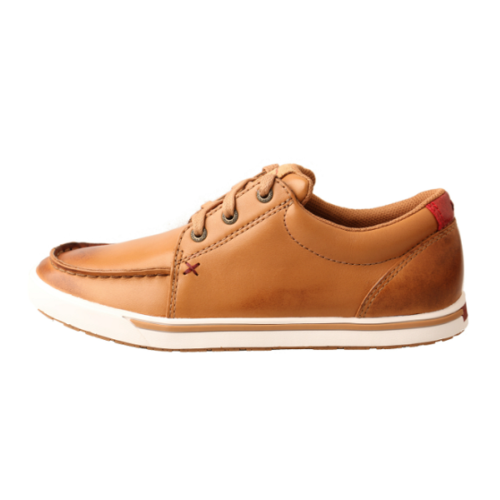 Ladies Twisted X Tan Kicks WCA0047 leather boat shoe.