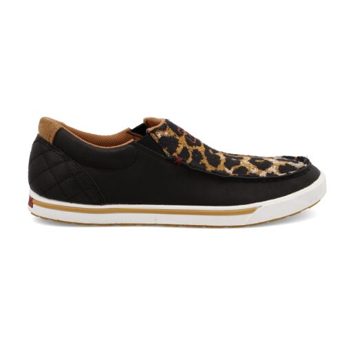 Twisted X Black Cheetah Kicks WCA0052 Slip-Ons.