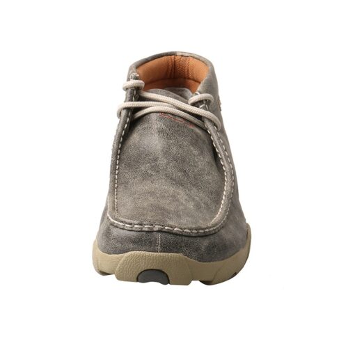 Twisted X Men's Grey Chukka Moccasin MDM0072 on a white background.