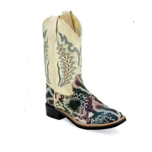 Kids Old West Snake Boots