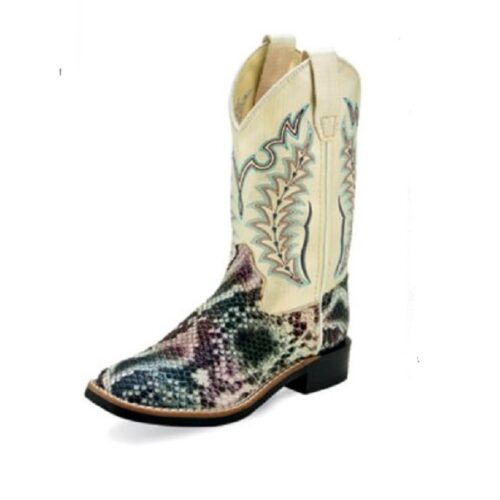 Kids Old West Snake Boots