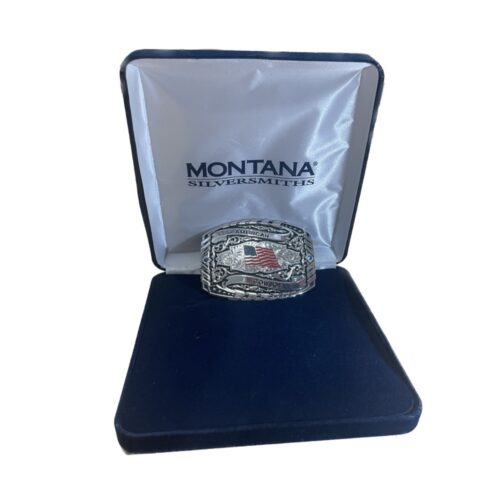 Montana Silversmiths American Cowboy Buckle