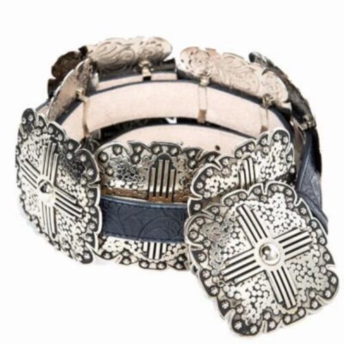 Women's Floral Embossed Belt