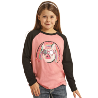 Girl's Rainbow Pig Shirt