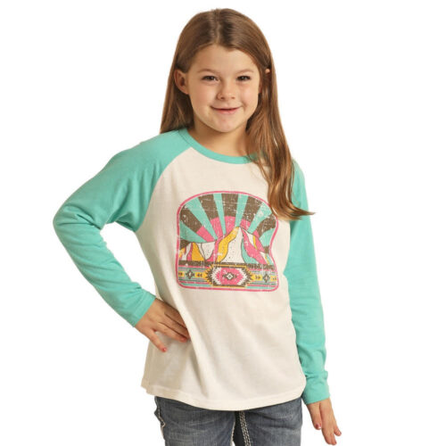 Girl's Desert Baseball Tee