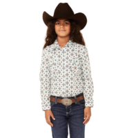 Girl's Geo Snap Shirt