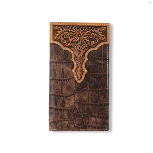 Ariat Croc Embossed Wallet