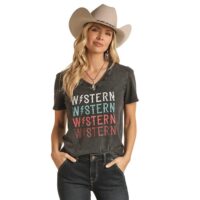 Women's Western Graphic Tee RRWT21R0CI