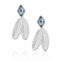 Montana Silversmiths Memories Feather Earrings ER5138