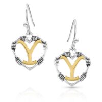 Montana Silversmiths Love of Yellowstone Earrings YELER5372