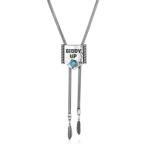 Montana Silversmiths Giddy Up Bolo Necklace - Image 2