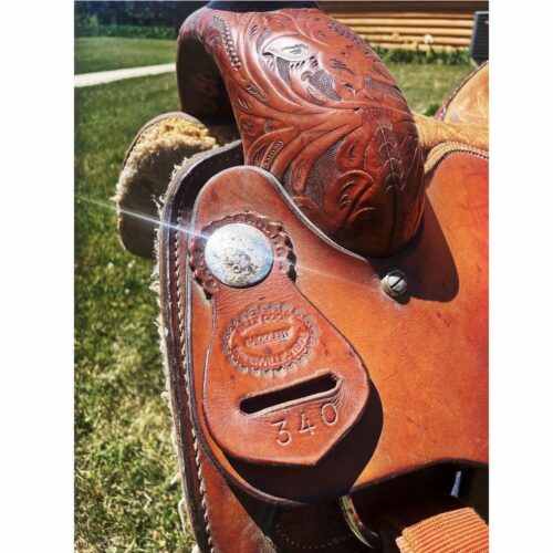 Used Greenville TX Billy Cook Roper Saddle