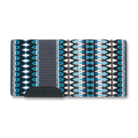 Mayatex Double Arrow Blue Saddle Blanket