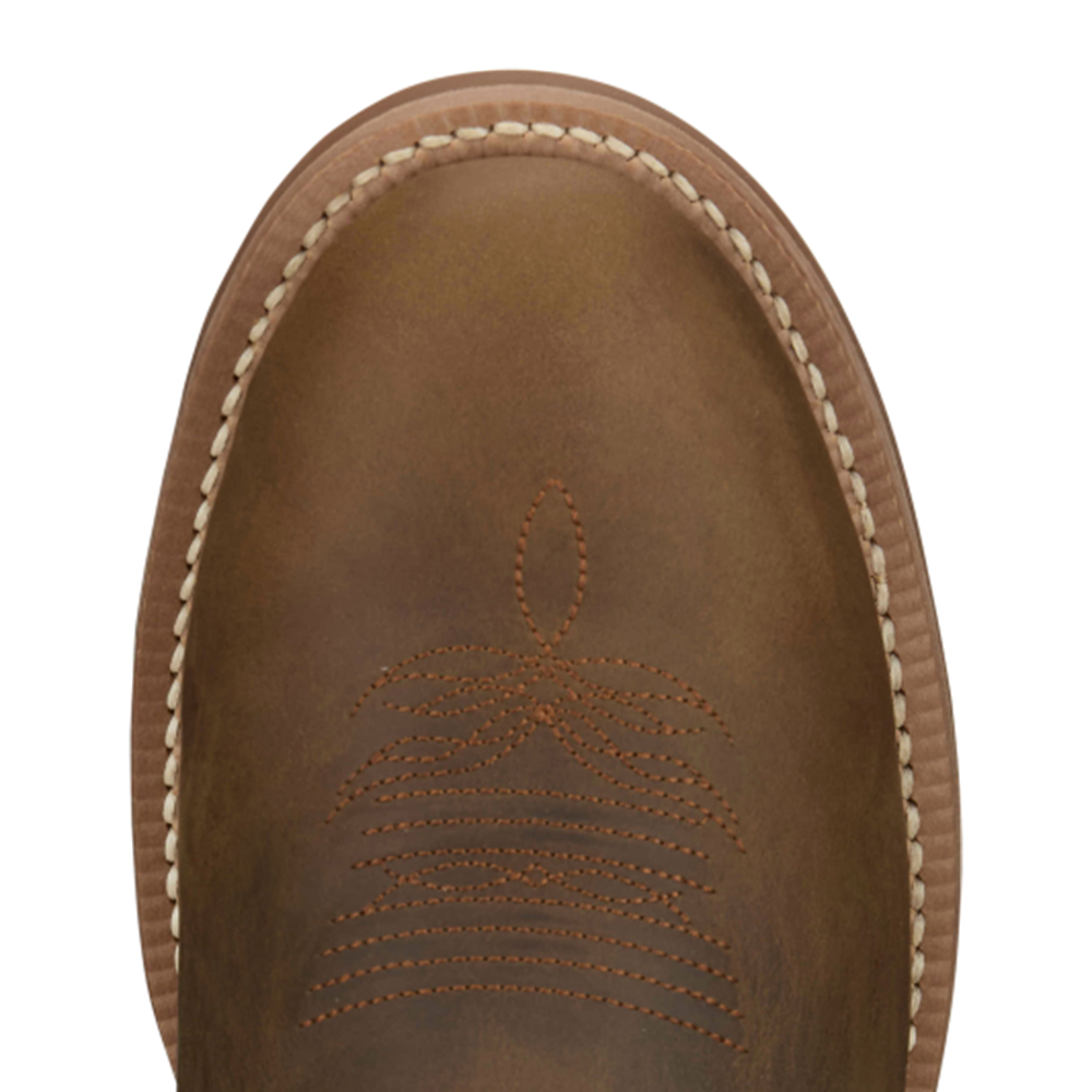 Justin Men's Wild Bill FN7351 Khaki 11" Wide Round Toe Boots - Image 6