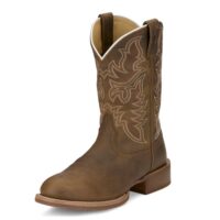 Justin Men's Wild Bill FN7351 Khaki 11" Wide Round Toe Boots