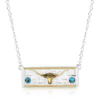 Montana Silversmiths Longhorn Trails Necklace