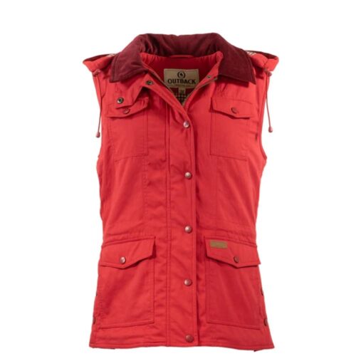 Ladies Outback Tess Vest Black 