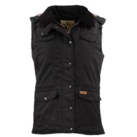 Ladies Outback Tess Vest Black 