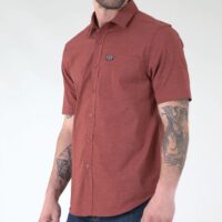 Kimes Men's Linville SS Red Shirt