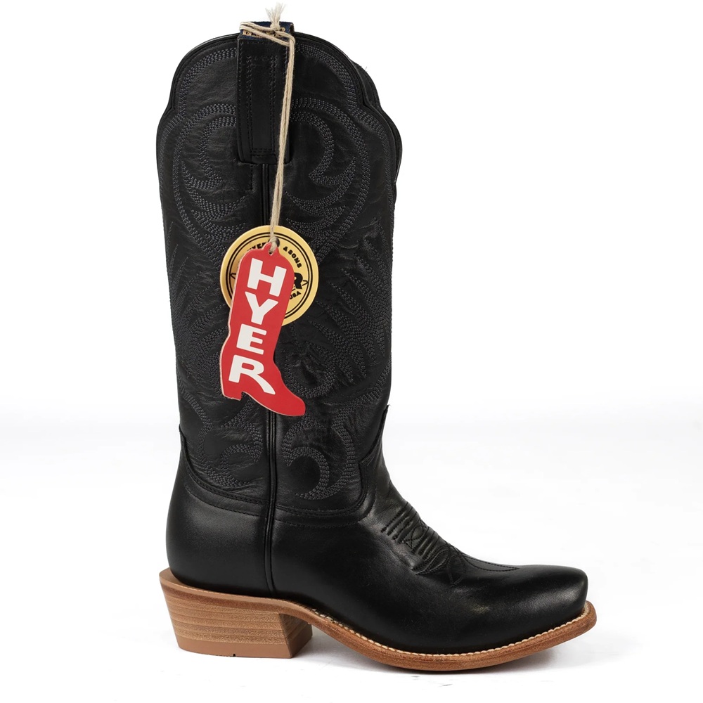 HYER Women's Leawood Black Cowboy Boots HW42029 - Image 4
