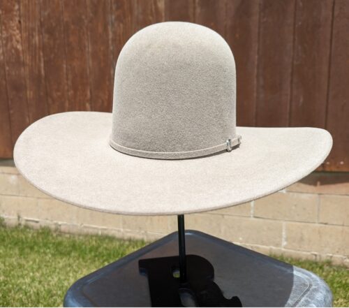 Rodeo King Hat 7X Ash Open Crown