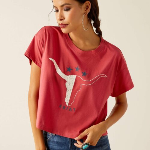 Ladies Ariat Lone Star Crop Tee 10051299