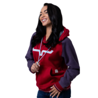 Kimes Ranch Ladies Amigo Red Hoodie