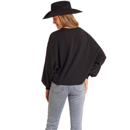 Rock N Roll Western Women’s Black Sweater