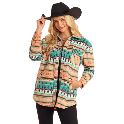 Rock N Roll Western Women’s Aztec Shacket