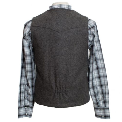 Men's Buckaroo Charcoal Vest