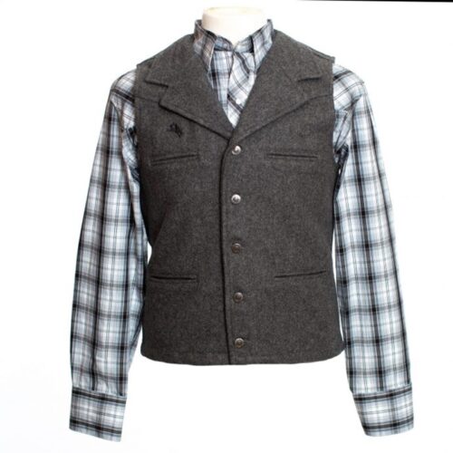 Men's Buckaroo Charcoal Vest